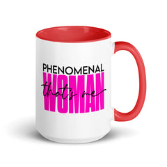 Phenomenal Woman Mug with Color Inside