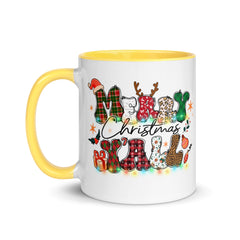 Merry Christmas Yall Mug with Color Inside