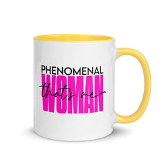 Phenomenal Woman Mug with Color Inside