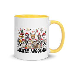 Merry Woofmas Mug with Color Inside