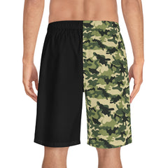 Proud Army Husband Board Camoflauge Shorts