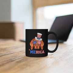 Vizsla Black Mug 11oz