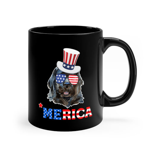 Mewfoundland Black Mug 11oz