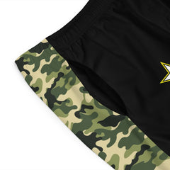 Proud Army Husband Camoflauge Back Board Shorts