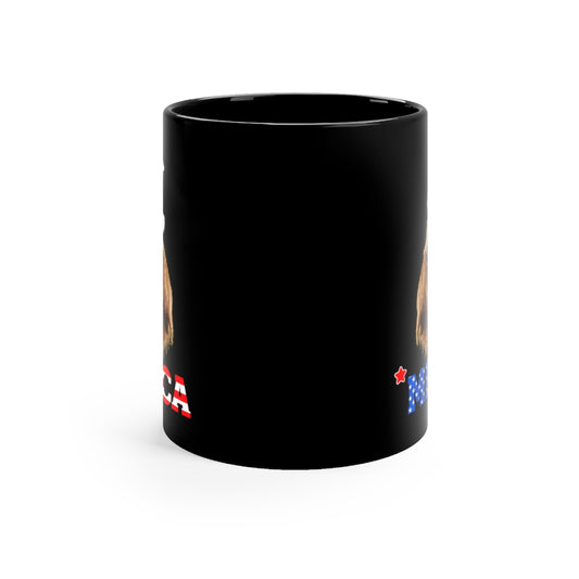 Shih Tzu Black Mug 11oz