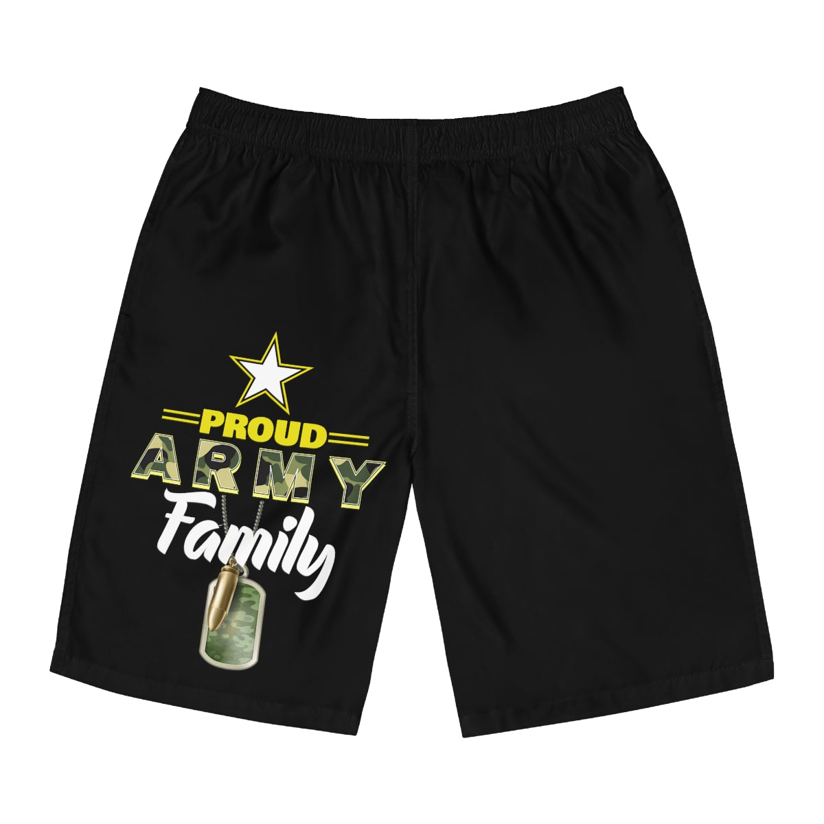 Proud Army Family Law Board Shorts