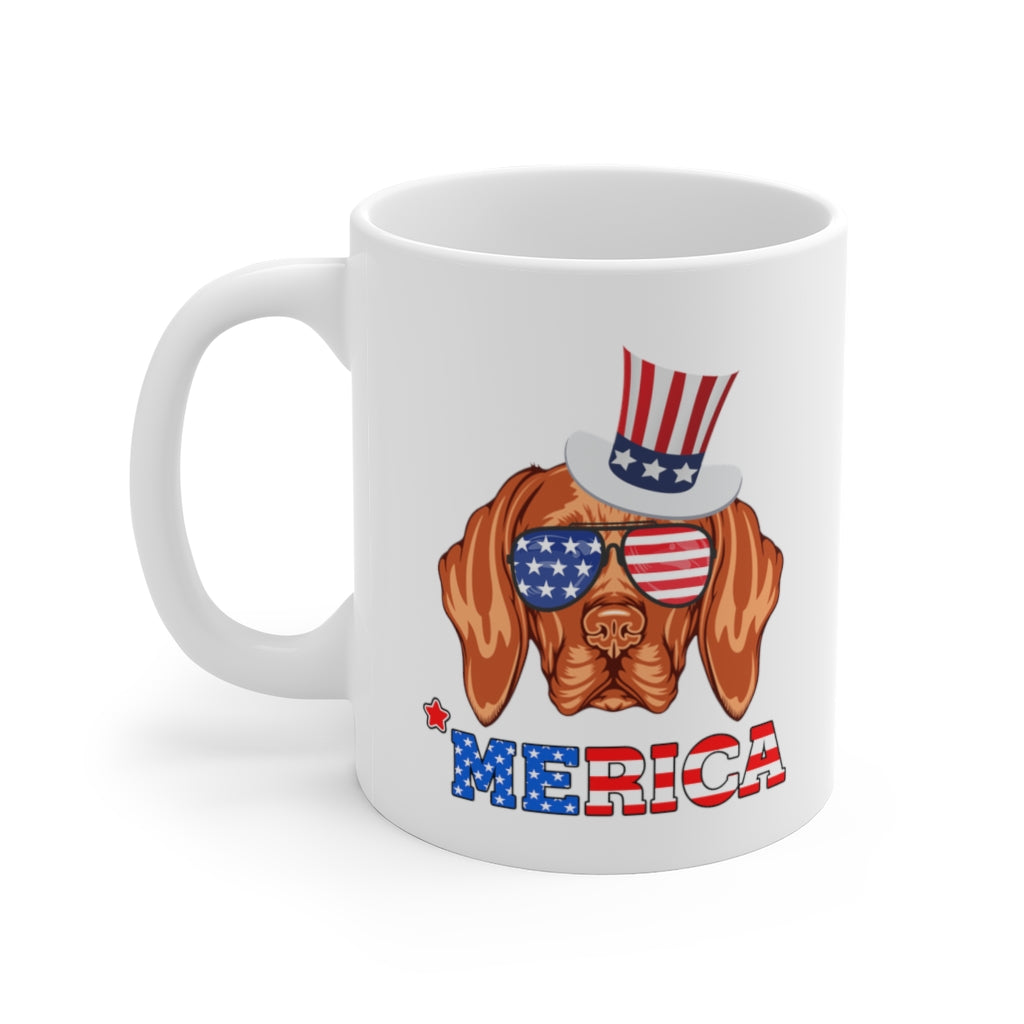 Vizsla White Ceramic Mug