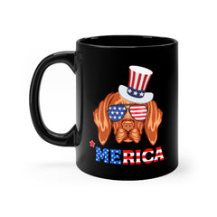 Vizsla Black Mug 11oz