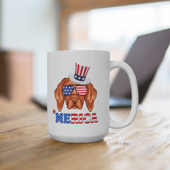 Vizsla White Ceramic Mug