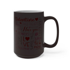 Valentine Day Color Changing Mug - Magic Mug - Unique Coffee Mug - Ceramic Coffee Mug - Valentines Day Mug - Best Friend Gift