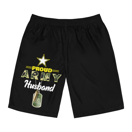 Proud Army Husband Board Shorts