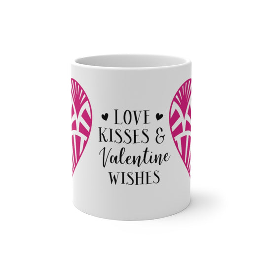 Love Kisses Valentine Wishes Color Changing Mug