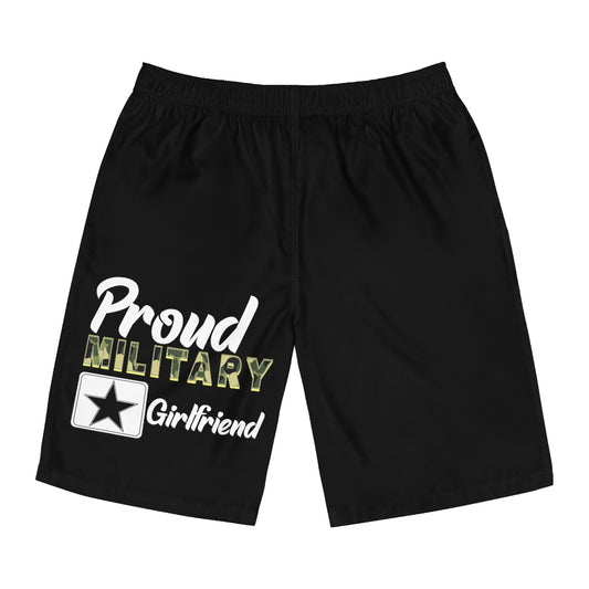 Proud Military Girlfriend Board Shorts