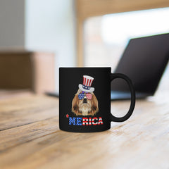 Shih Tzu Black Mug 11oz