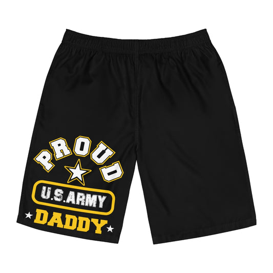 Proud U.S Army Daddy Board Shorts