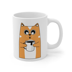 Coffee Meow Mug 11oz Printify