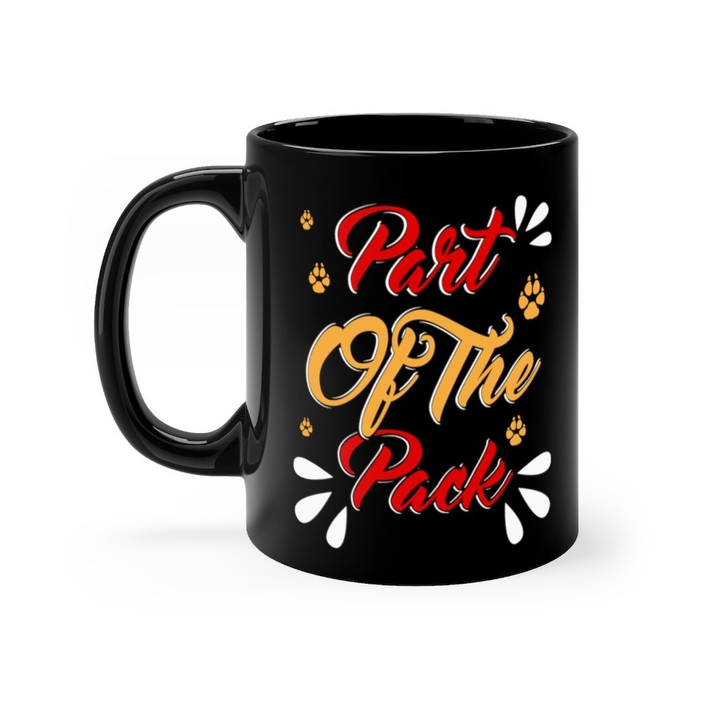 Part Of The Pack Black Mug 11oz Printify