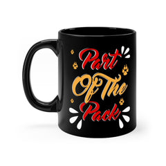 Part Of The Pack Black Mug 11oz Printify