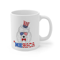 Poodle White Ceramic Mug Printify