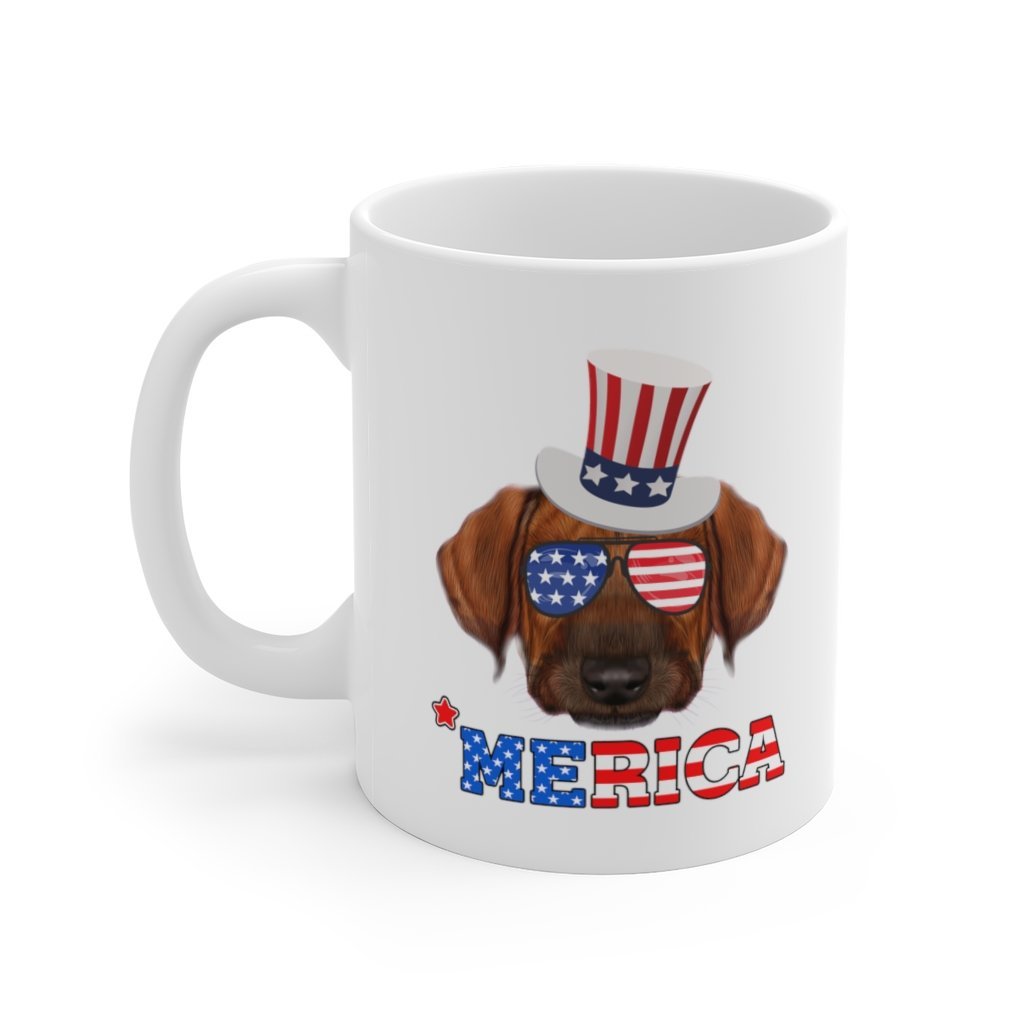 Rhodesian Ridgeback White Ceramic Mug Printify