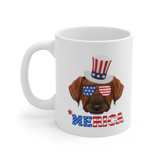 Rhodesian Ridgeback White Ceramic Mug Printify