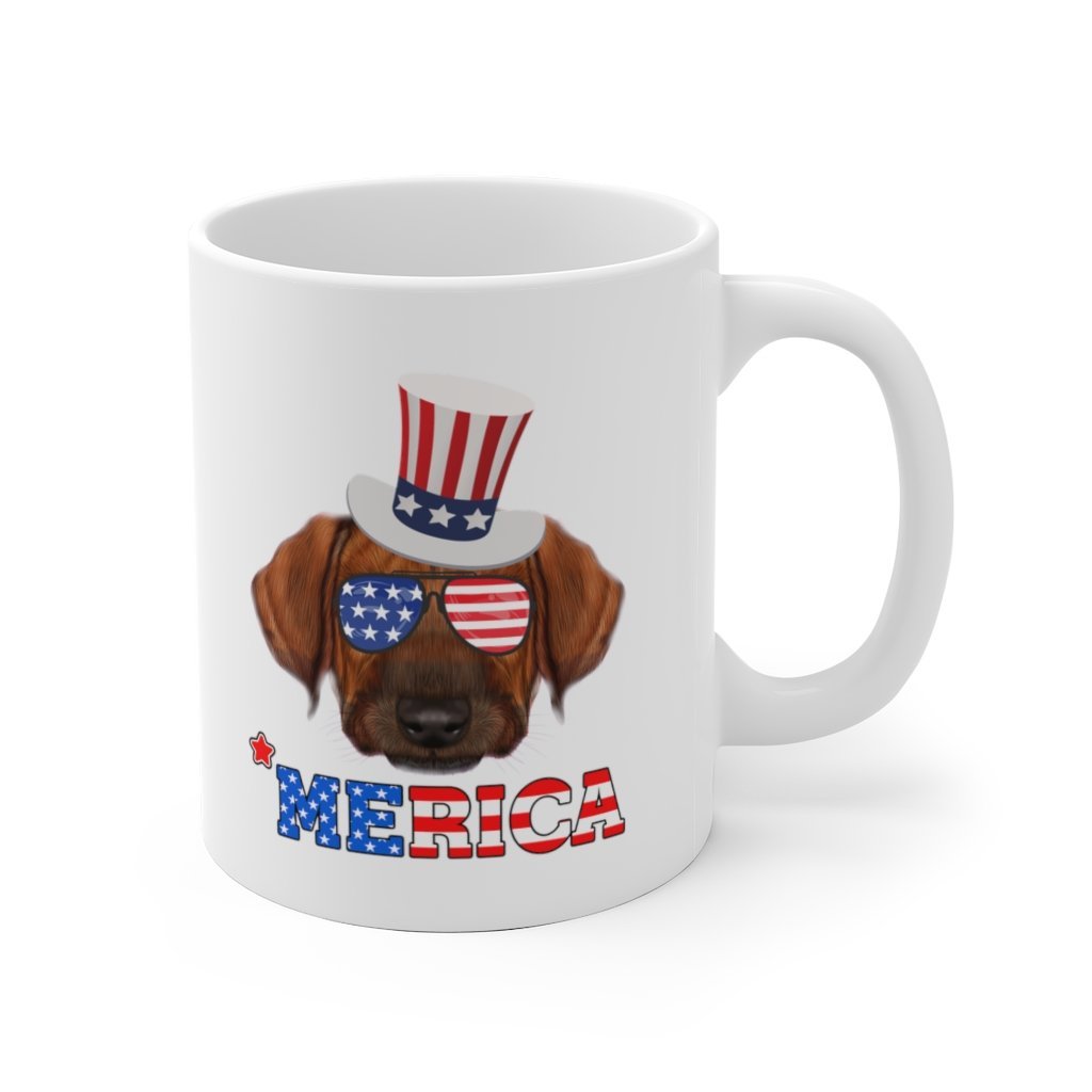 Rhodesian Ridgeback White Ceramic Mug Printify