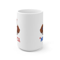 Rhodesian Ridgeback White Ceramic Mug Printify