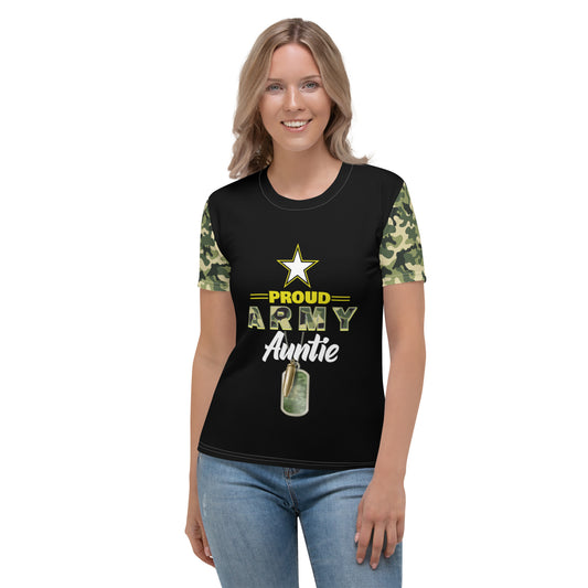 Proud Army Auntie Women's T-shirt