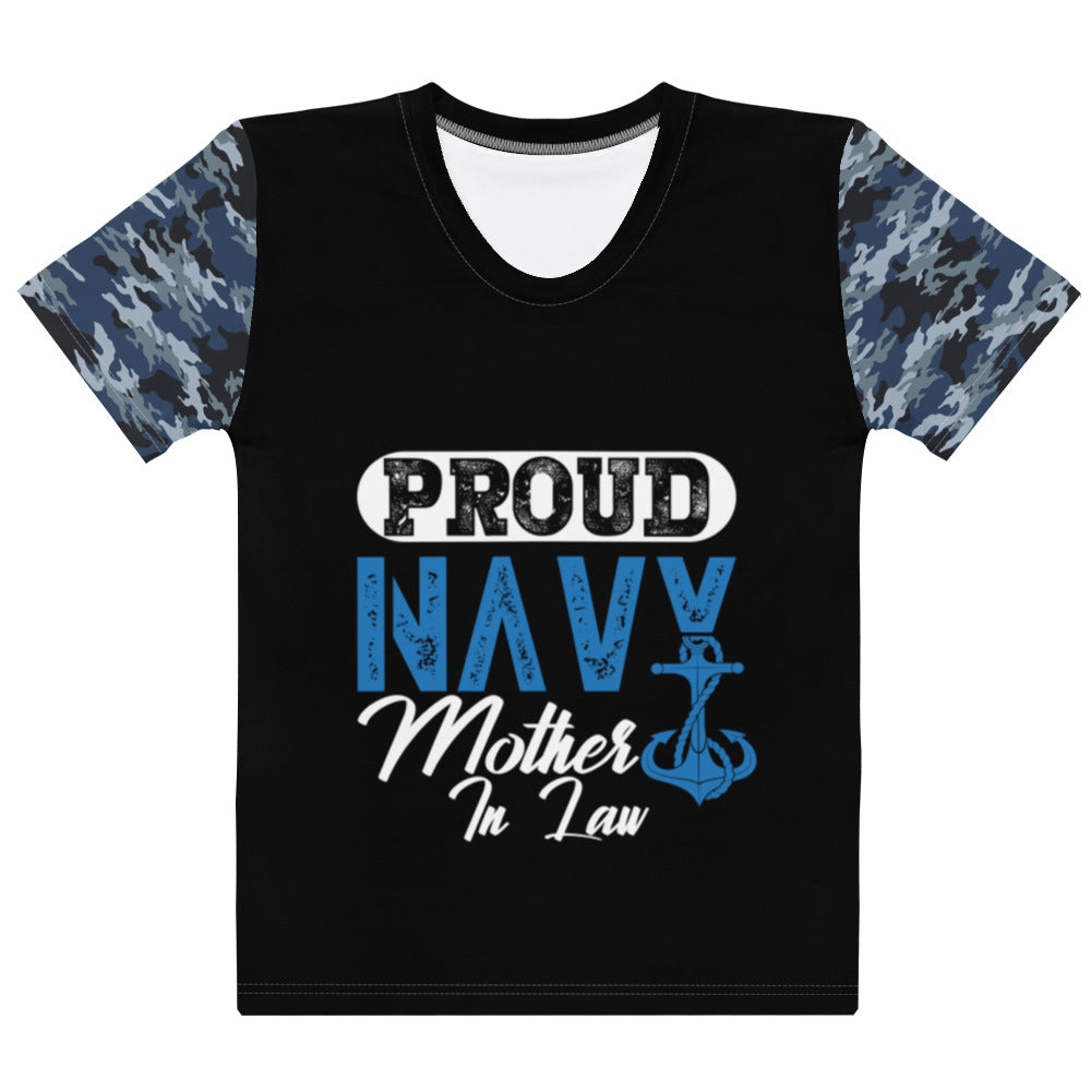 Proud Navy Mother-in-Law Women's T-shirt