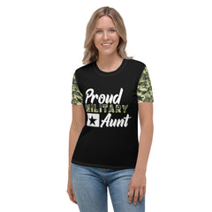 Proud Military Aunt Women's T-shirt