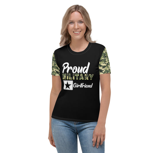 Proud Military Girlfriend Women's T-shirt