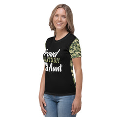 Proud Military Aunt Women's T-shirt