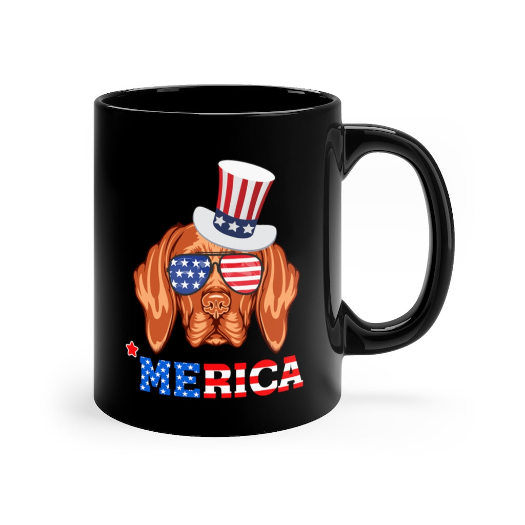 Vizsla Black Mug 11oz