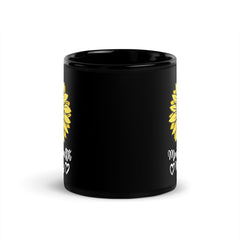 Mental Health Matters Black Glossy Mug