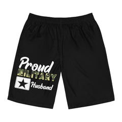 Proud Military husband Board Shorts