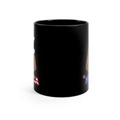 Mewfoundland Black Mug 11oz