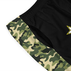 Proud Army Husband Camoflauge Back Board Shorts