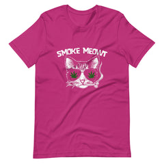 Smoke-Meowt-funny-kitty-Cat-Cannabis Unisex t-shirt