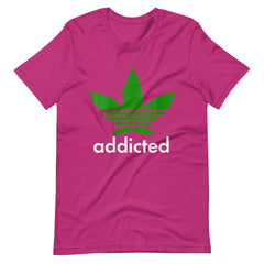 Addicted-to-weed-T-shirt-Novelty-Cannabis-Unisex t-shirt