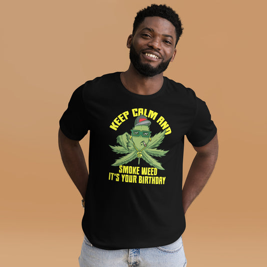 Weed-Birthday-Party-Marijuana-Smoker-Cannabis t-shirt