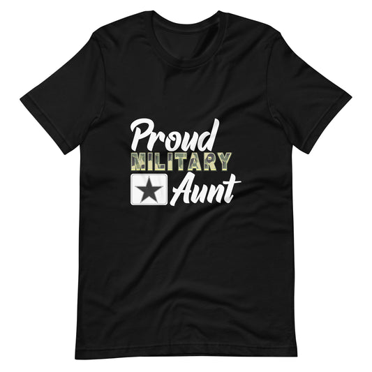 Proud Military Aunt Unisex t-shirt