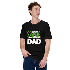 Mens-Worlds-Dopest-Dad-Cannabis-Marijuana- t-shirt