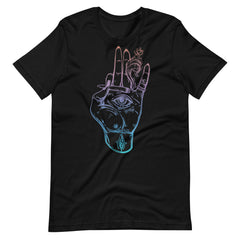 Illuminati-Weed-Smoking-Spliff-Hand-Unisex t-shirt