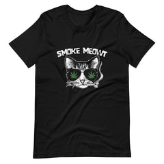 Smoke-Meowt-funny-kitty-Cat-Cannabis Unisex t-shirt