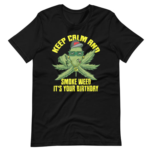 Weed-Birthday-Party-Marijuana-Smoker-Cannabis t-shirt