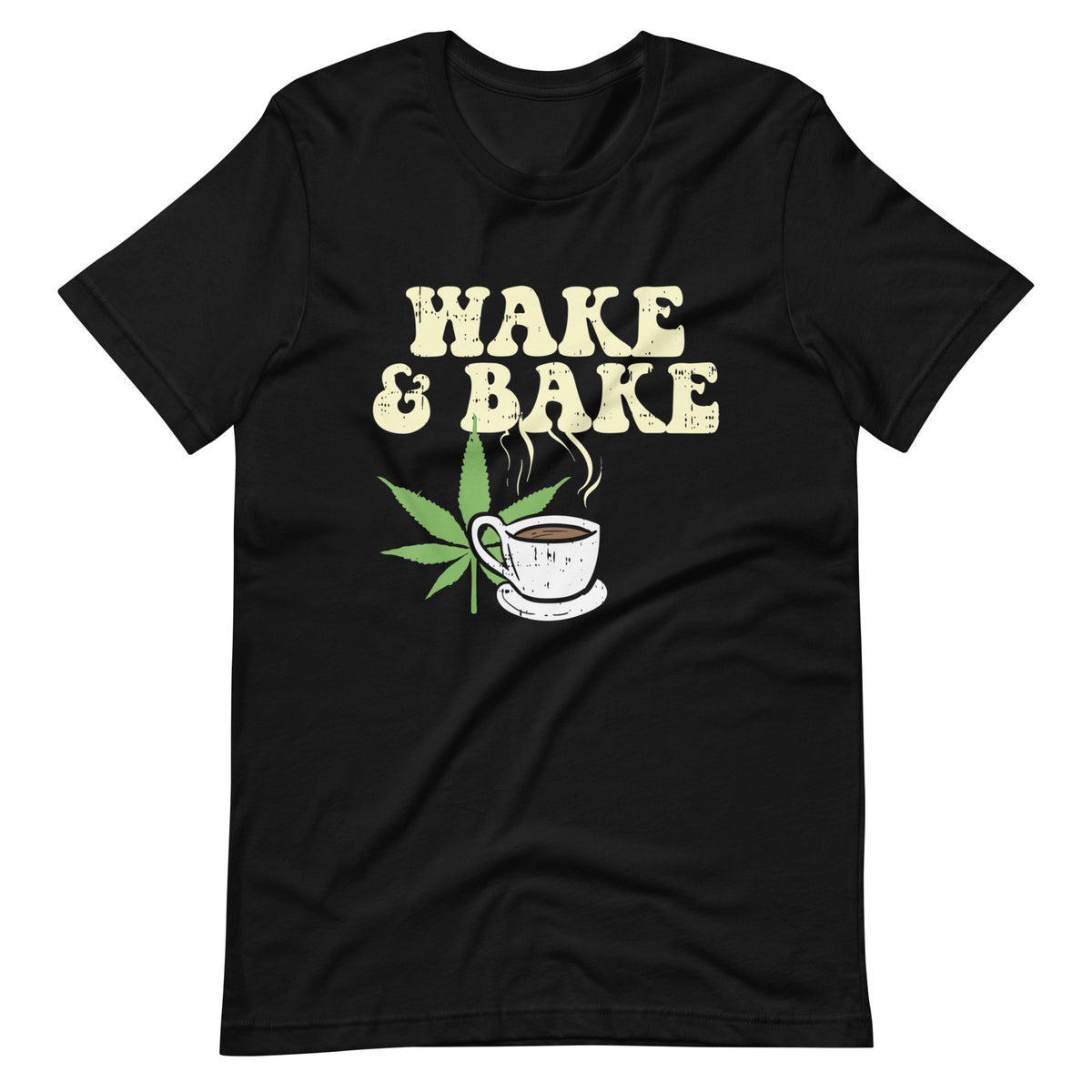 Wake-Bake-Coffee-Weed-Cannabis t-shirt