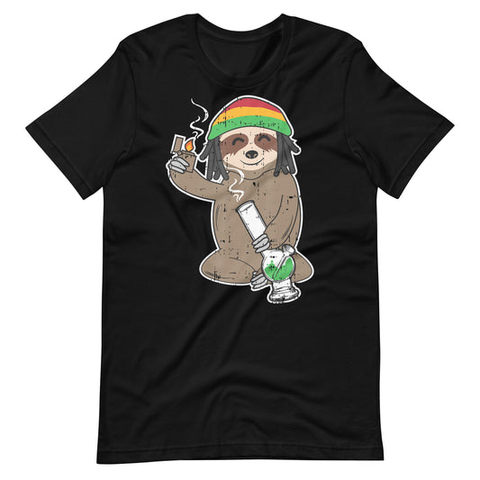 Sloth-High-Weed-Bong-Funny--shirt