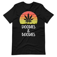 Doobies-And-Boobies-Retro-t-shirt