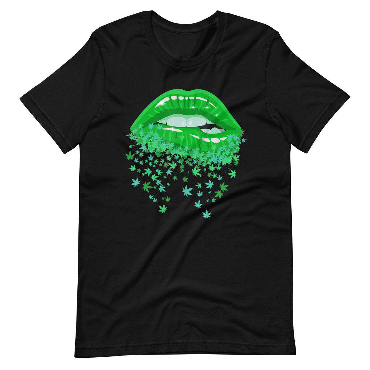 Sexy-Lips-Cannabis- t-shirt