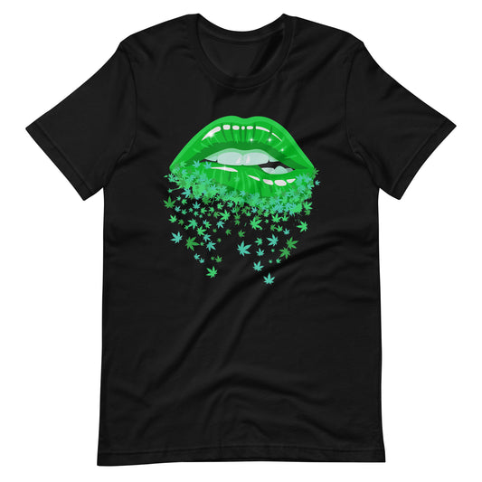 Sexy-Lips-Cannabis- t-shirt